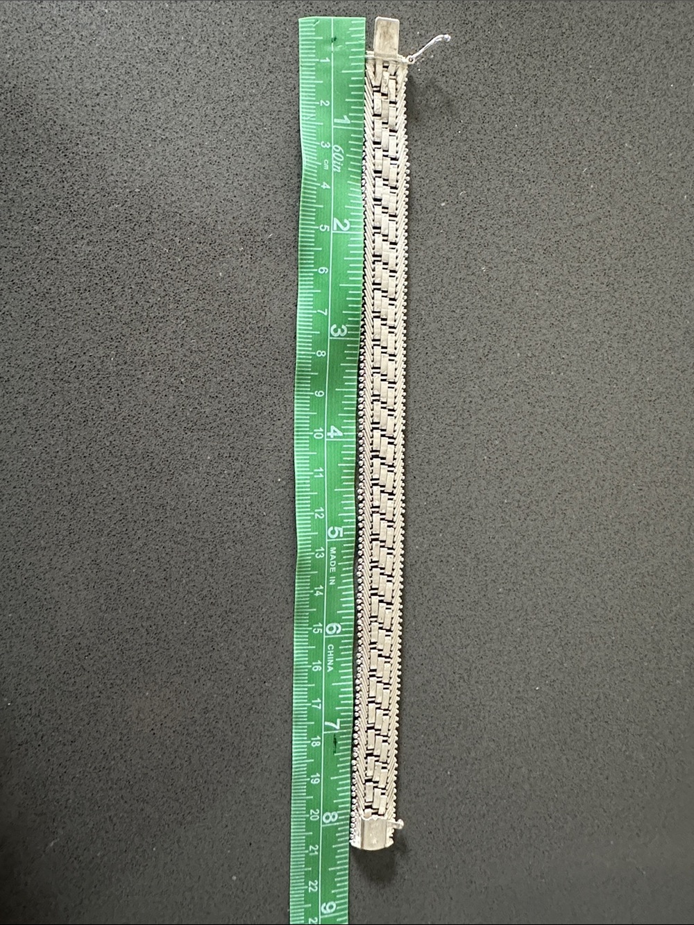 Classic Silver-Tone Woven Bracelet for Women